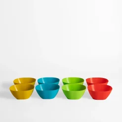 Komplet 8 misek plastikowych 350 ml