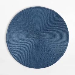 Komplet 2 podkładek stołowych niebieskie 38 cm