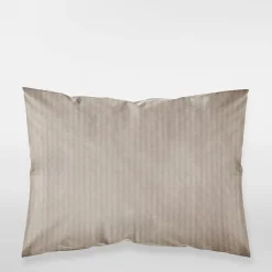 Komplet 2 poszewek adamaszek taupe PURE 70x80 cm