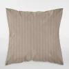 Komplet 2 poszewek z adamaszku taupe PURE 40x40 cm