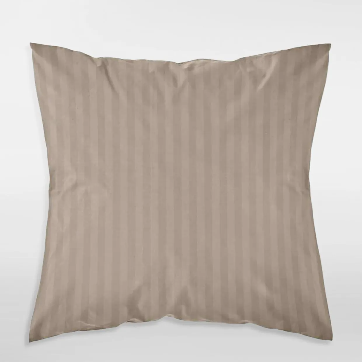 Komplet 2 poszewek z adamaszku taupe PURE 40x40 cm