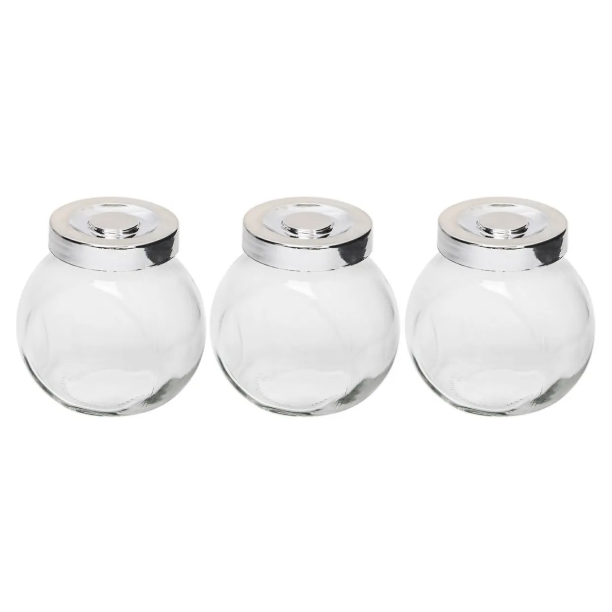Komplet 3 słoiczków szklanych na przyprawy 200 ml