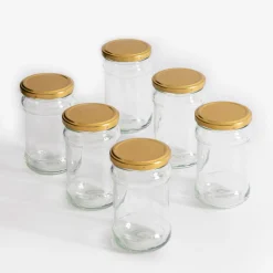 Komplet 6 słoików z zakrętkami 315 ml