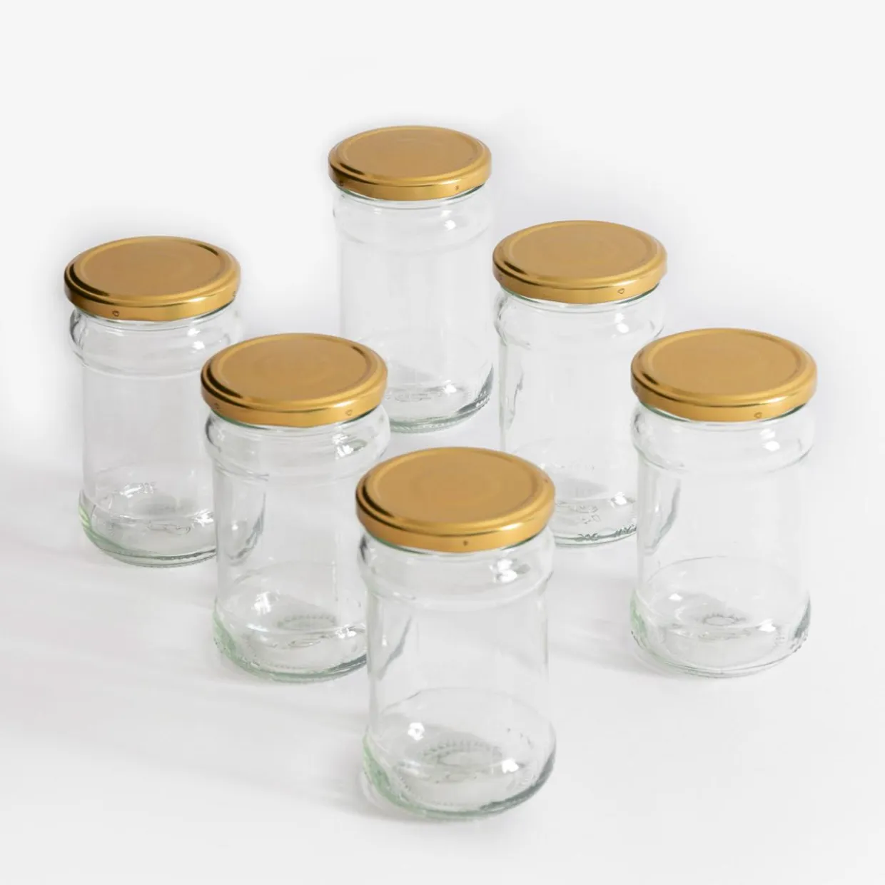 Komplet 6 słoików z zakrętkami 315 ml