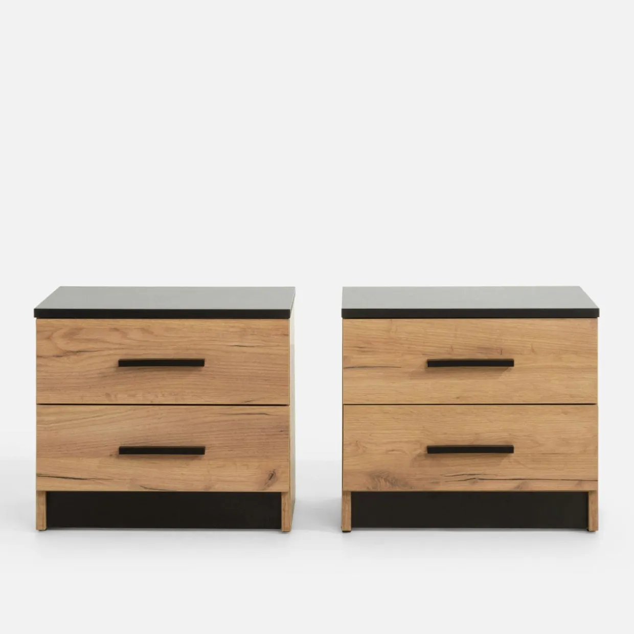 Komplet 2 szafek nocnych z szufladami MALI