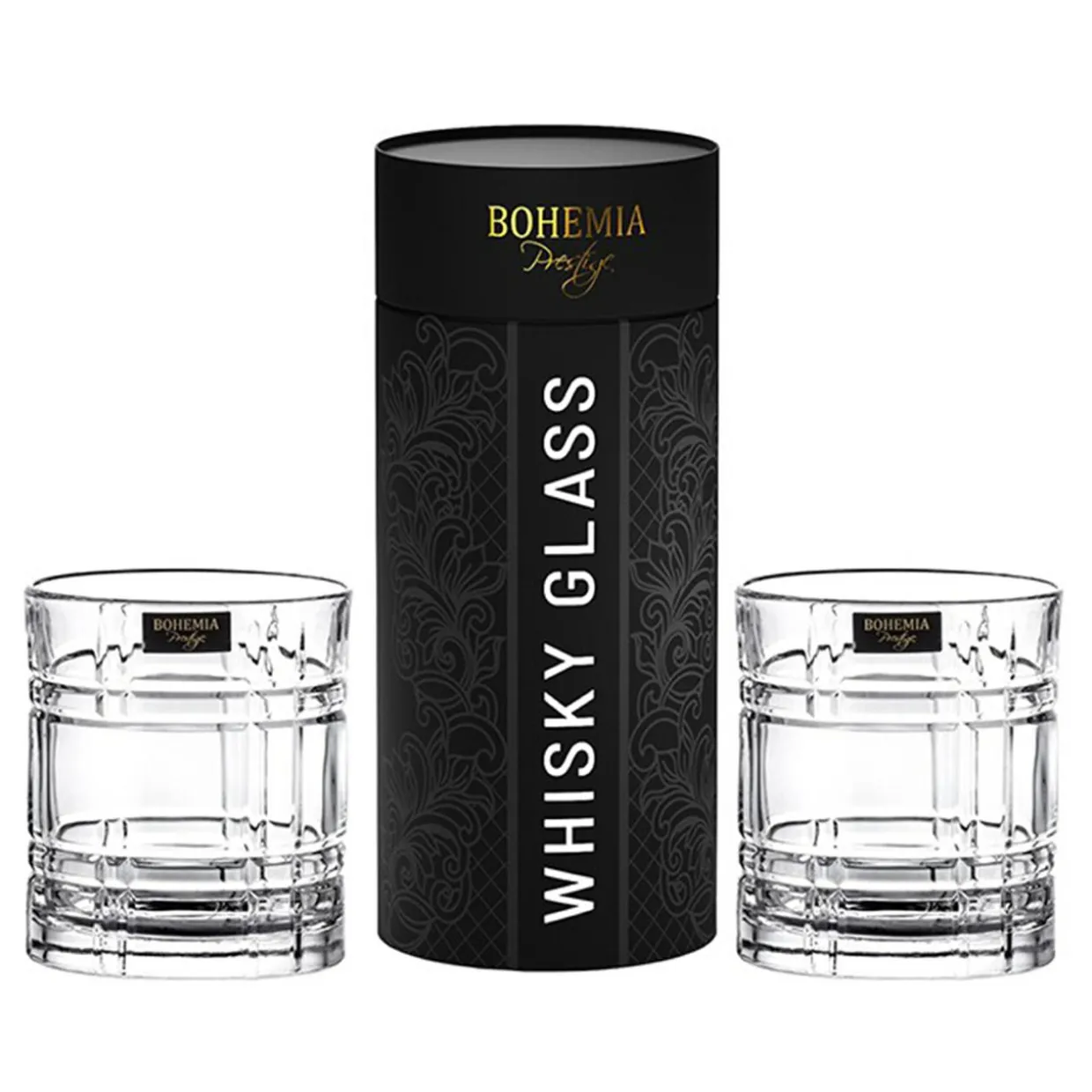 Komplet 2 szklanek do Whisky BOHEMIA PRESTIGE SEMPRE 340 ml