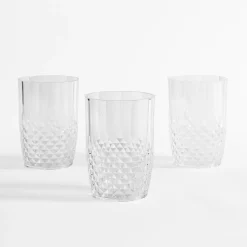 Komplet 3 szklanek plastikowych 475 ml