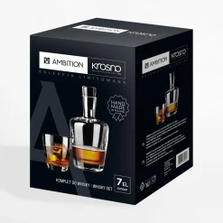 Komplet do whisky AMBER, 7 elementów