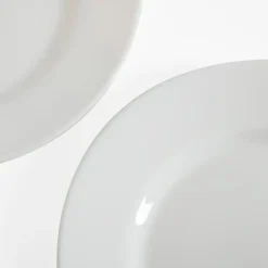 Komplet obiadowy biały PLUMI 18 el.