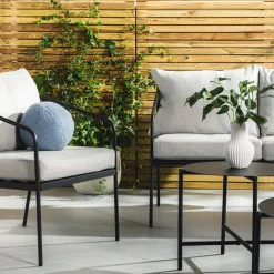 Komplet ogrodowy sofa, 2 fotele i 2 stoliki SURRI