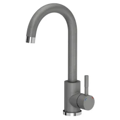 Komplet zlewozmywak QUADRON szary SMART 1K/Z/K/O 62X44 z szarą baterią