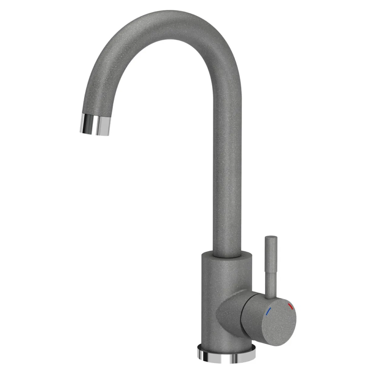 Komplet zlewozmywak QUADRON szary SMART 1K/Z/K/O 62X44 z szarą baterią