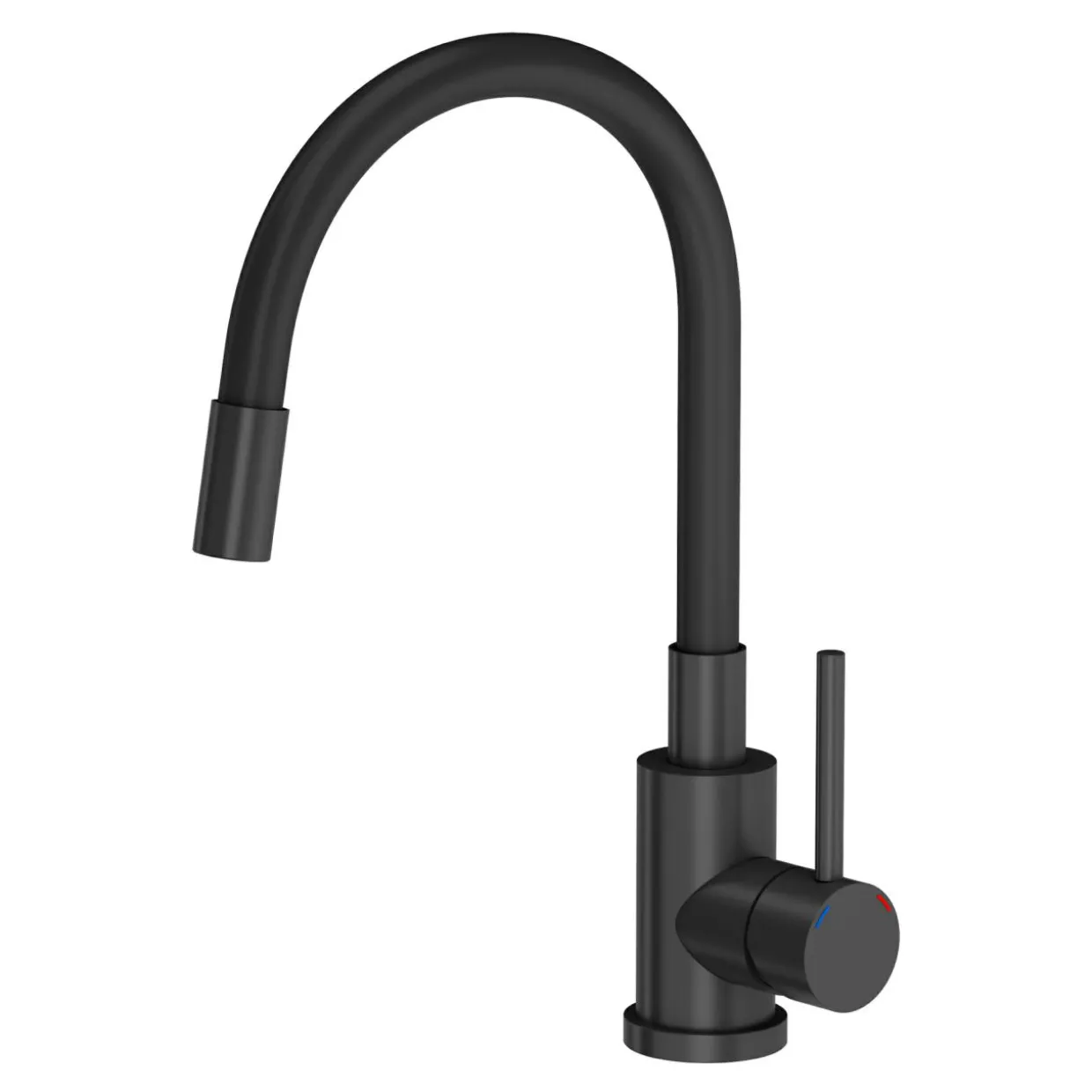 Komplet zlewozmywak QUADRON czarny BOLD XL 1K/Z/O 78x45 cm z baterią