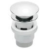 Korek do umywalki bidetu z przelewem CLICK-CLACK chrom NHC 010P