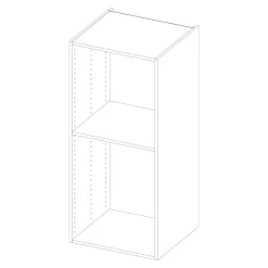 Korpus nablatowy QUBIK 60x133,8 biały typ 2