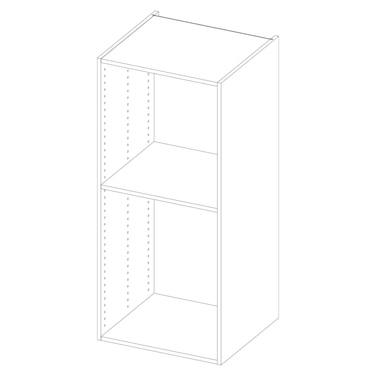 Korpus nablatowy QUBIK 60x133,8 biały typ 2