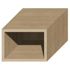 Korpus nadstawny QUBIK 30x21,5 dąb craft złoty