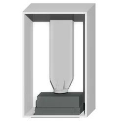 Korpus QUBIK 60x98,5 biały z okapem ERA C IX/A/52