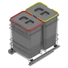 Kosz do sortowania odpadów INSIDE 2x20l