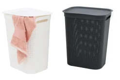 Kosz na pranie antracytowy BRISEN 50 l