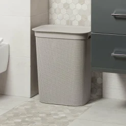 Kosz na pranie biały BRISEN 50 l