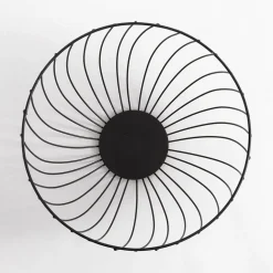 Koszyk na owoce, czarny, 25 cm