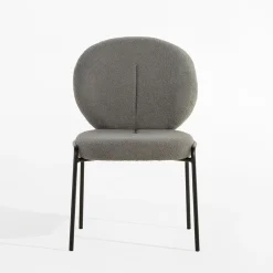 Krzesło boucle szare MALBA