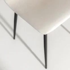 Krzesło tapicerowane białe FOLVIO