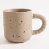 Kubek ceramiczny beżowy 520 ml