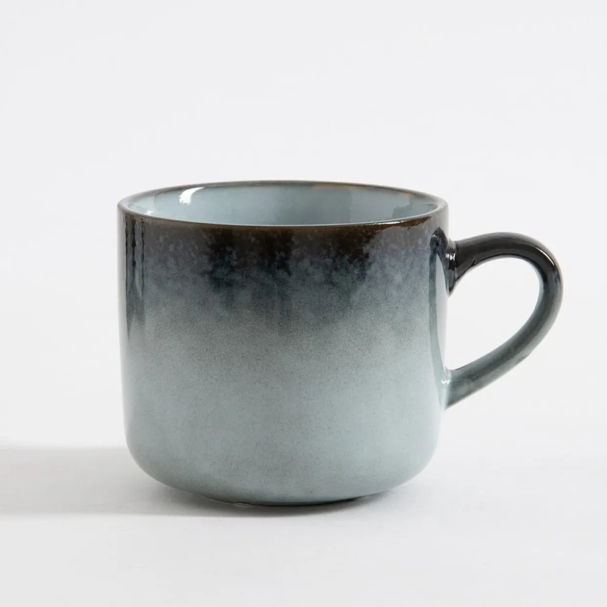 Kubek ceramiczny brązowo-szary MALAM 320 ml