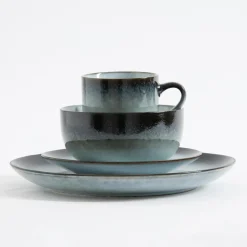 Kubek ceramiczny brązowo-szary MALAM 320 ml