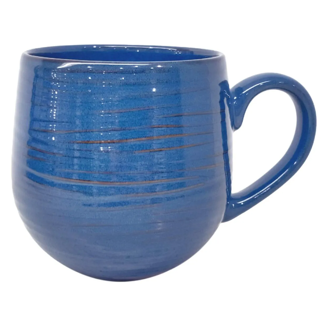 Kubek ceramiczny niebieski 470 ml