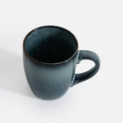 Kubek ceramiczny niebieski 400 ml