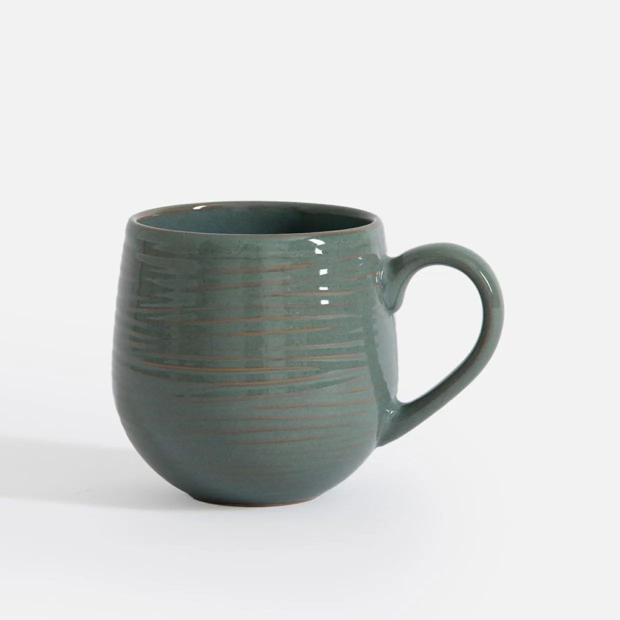 Kubek ceramiczny zielony 470 ml