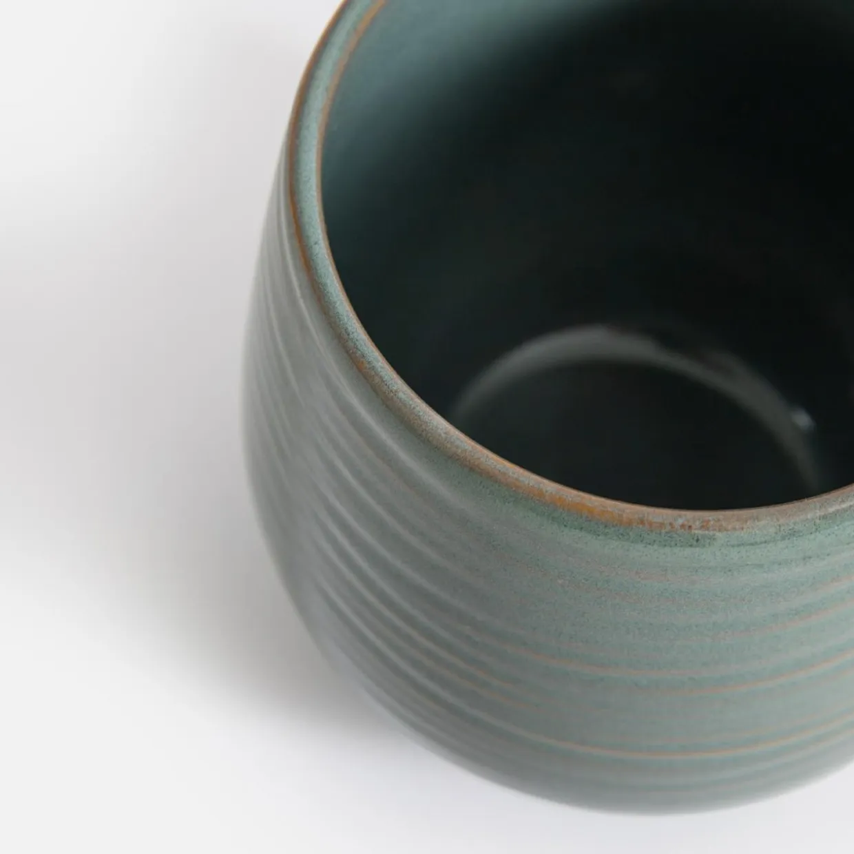 Kubek ceramiczny zielony 470 ml