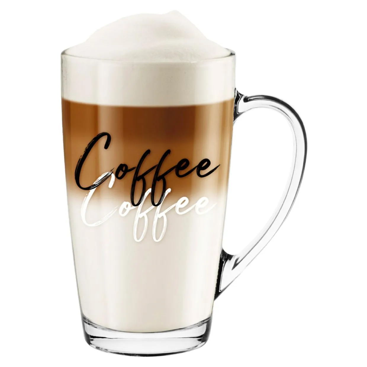 Kubek do kawy szklany ALEX COFFEE 400 ml