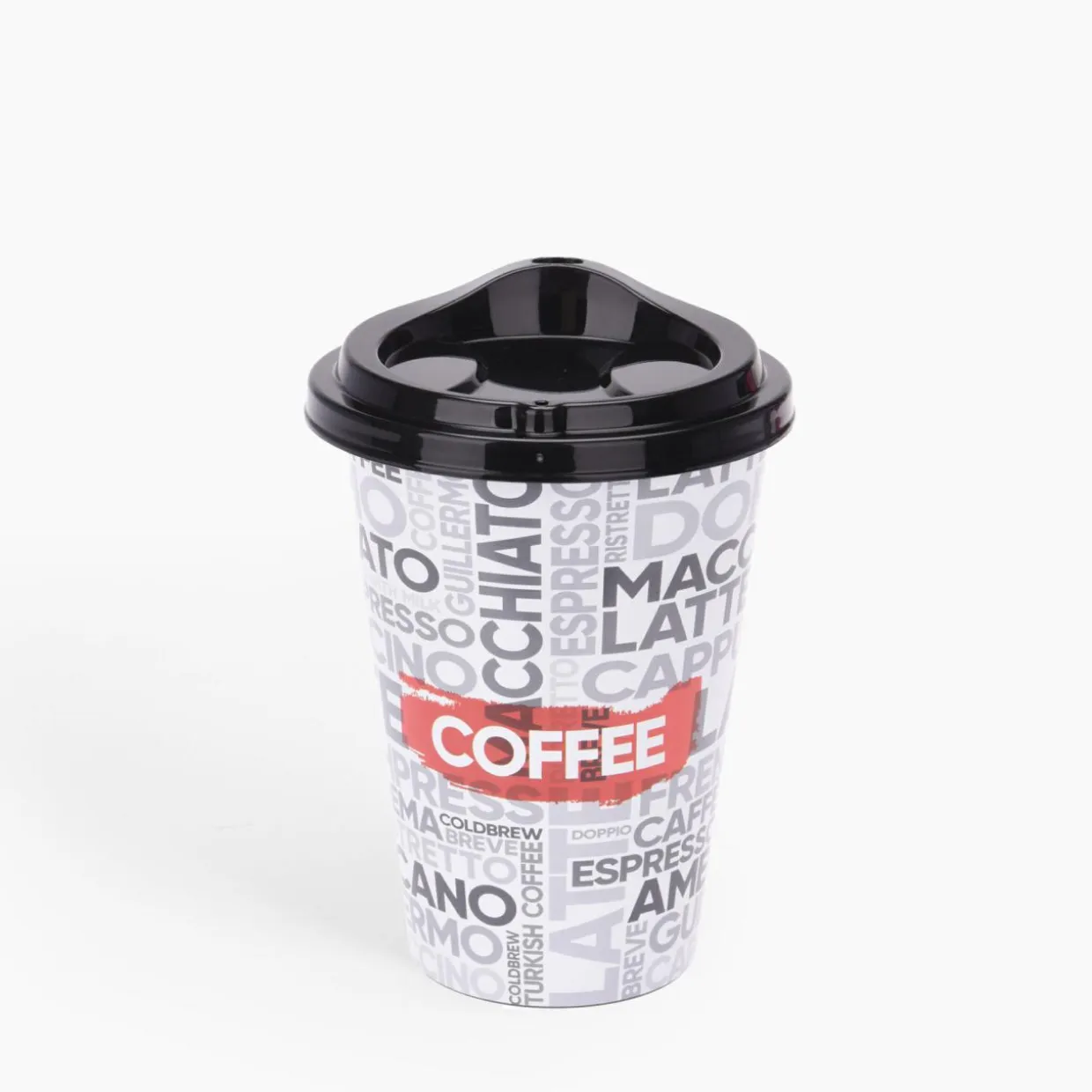 Kubek do kawy z pokrywką 500 ml MIX
