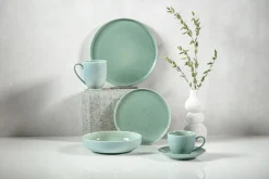 Kubek Granite MINT BLUE porcelana Bogucice 400 ml