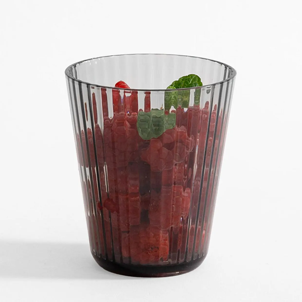 Kubek plastikowy szary 320 ml