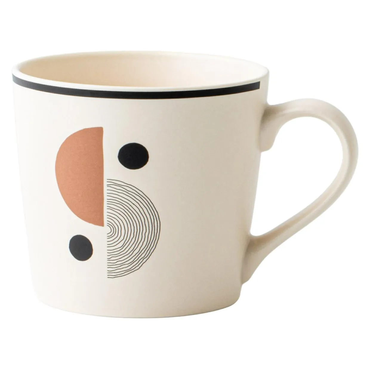 Kubek porcelanowy nowoczesny 380 ml