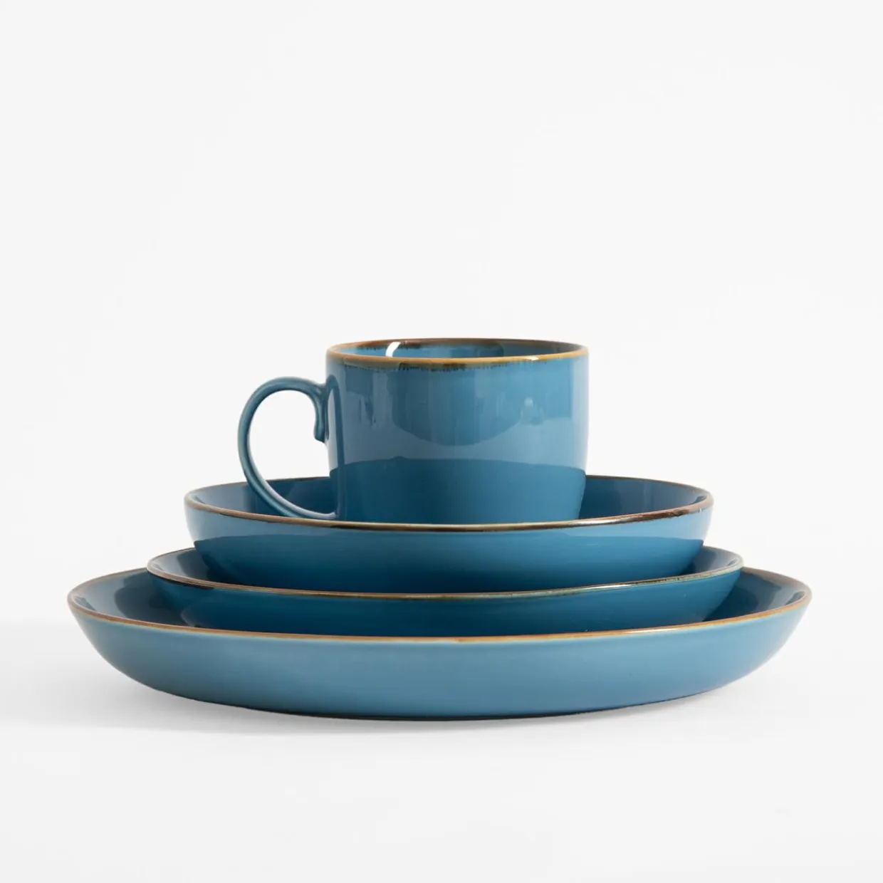 Kubek porcelanowy RUSTIC BLUE 500 ml