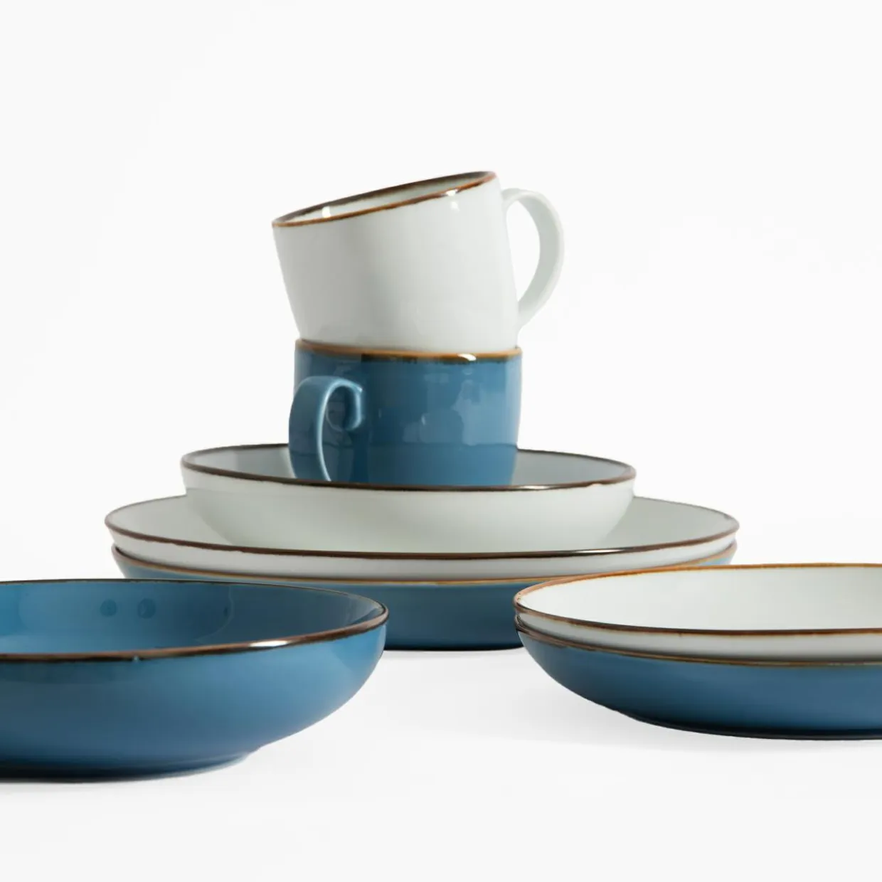 Kubek porcelanowy RUSTIC BLUE 500 ml
