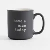 Kubek porcelanowy szary 520 ml
