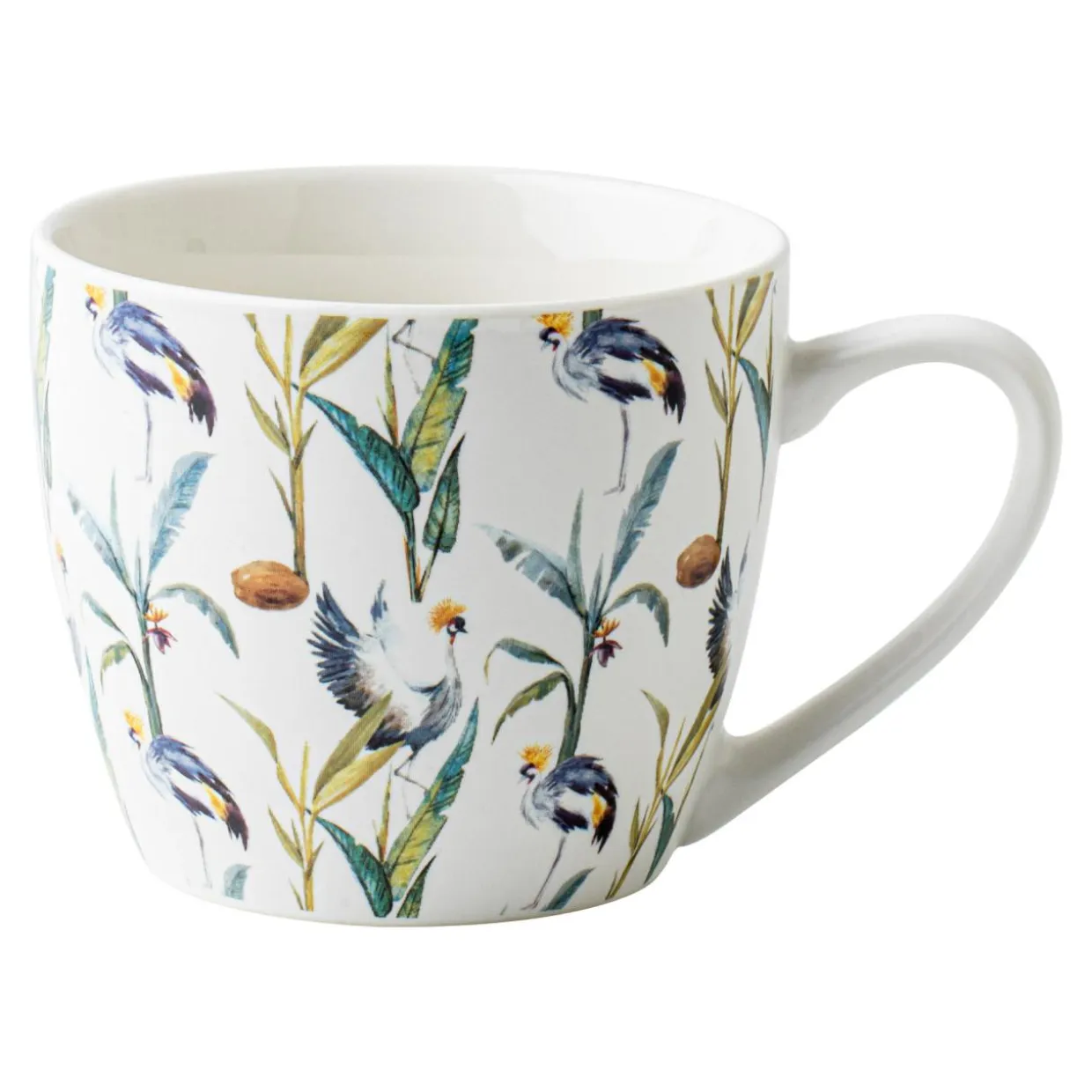 Kubek porcelanowy w ptaki 500 ml