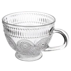 Kubek szklany na stopce DAISY 430 ml