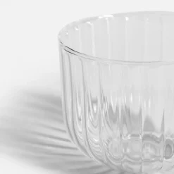 Kubek szklany ryflowany 350 ml