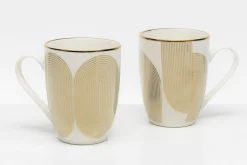 Kubek z geometrycznym wzorem 330 ml