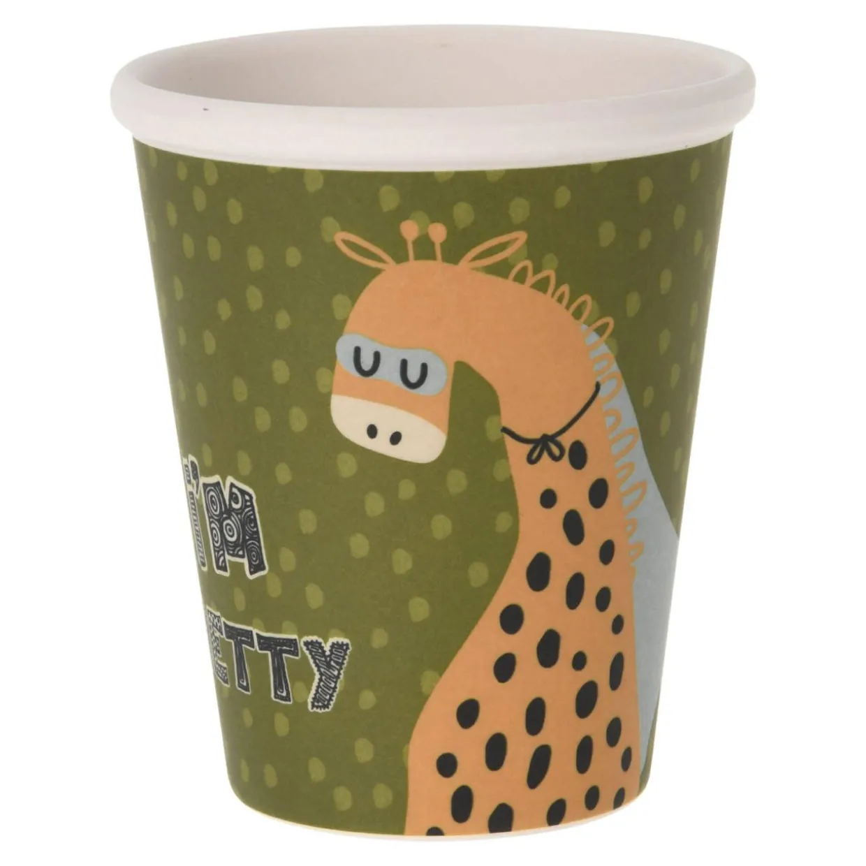 Kubek z melaminy dla dzieci ŻYRAFA 250 ml
