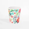 Kubek z melaminy w kwiaty 350 ml