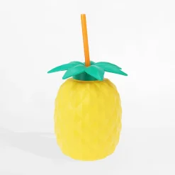 Kubek ze słomką tropikalne owoce, 850 ml MIX